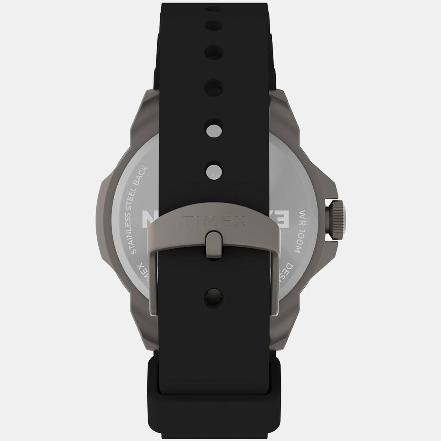 Men Quartz Black Dial Analog Silicone Watch TW2V40600X6