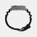 Men Quartz Black Dial Analog Silicone Watch TW2V40600X6
