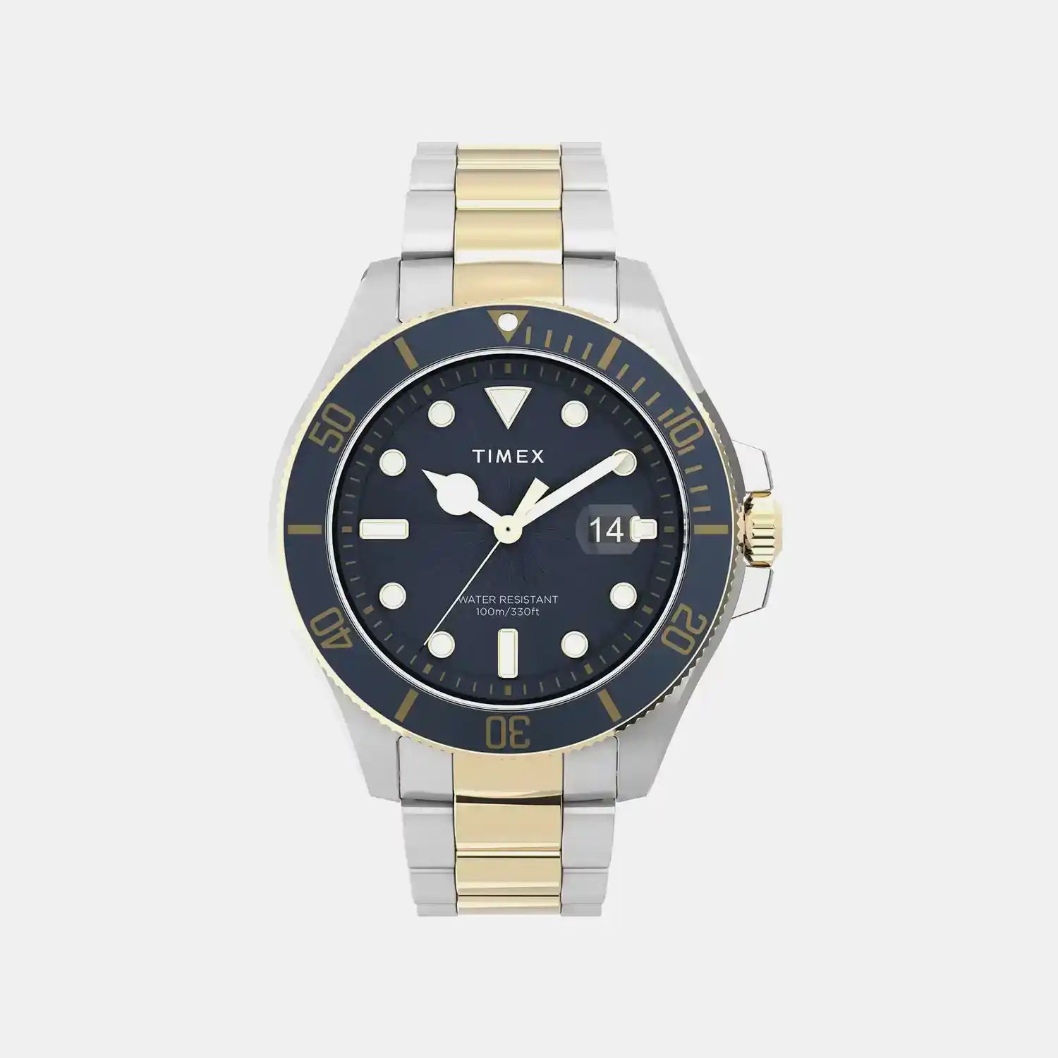 Men Quartz Blue Dial Analog Brass Watch TW2V42000UJ