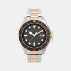 Men Quartz Black Dial Analog Stainless Steel Watch TW2V42100UJ