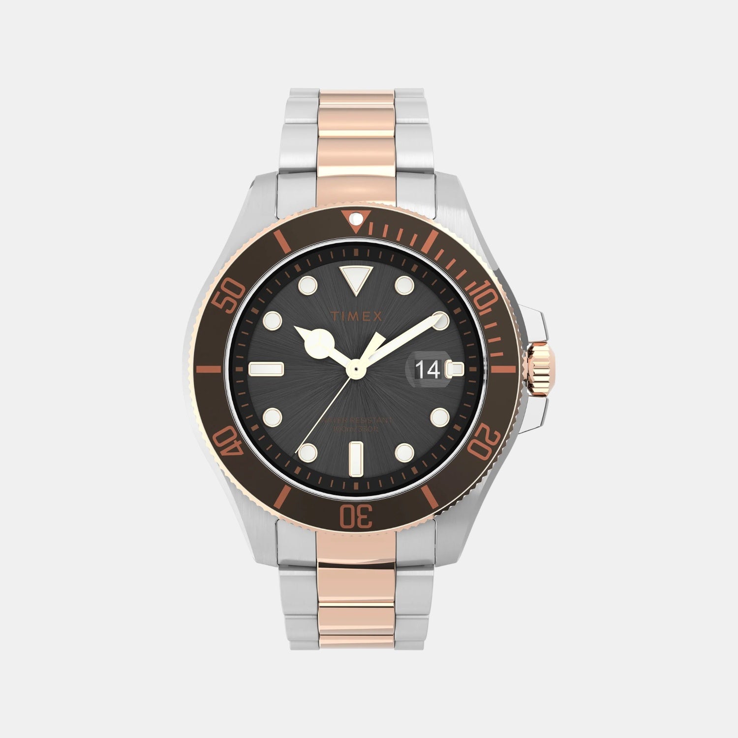 Men Quartz Black Dial Analog Stainless Steel Watch TW2V42100UJ