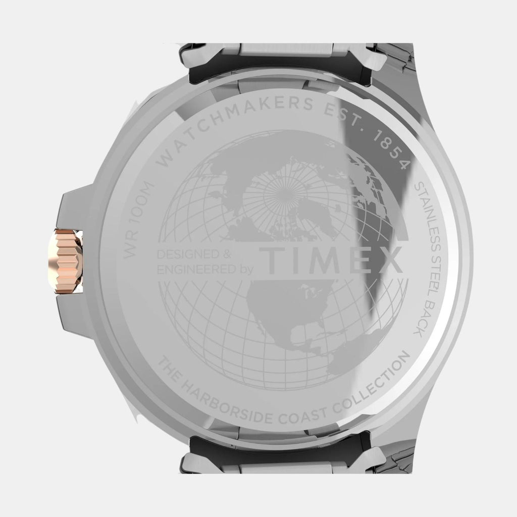 Men Quartz Black Dial Analog Stainless Steel Watch TW2V42100UJ