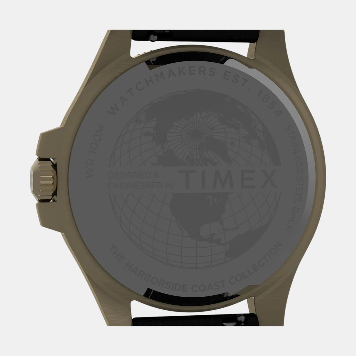 Men Quartz Black Dial Analog Leather Watch TW2V42200UJ