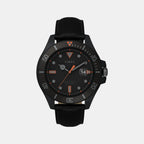 Men Quartz Black Dial Analog Leather Watch TW2V42300UJ