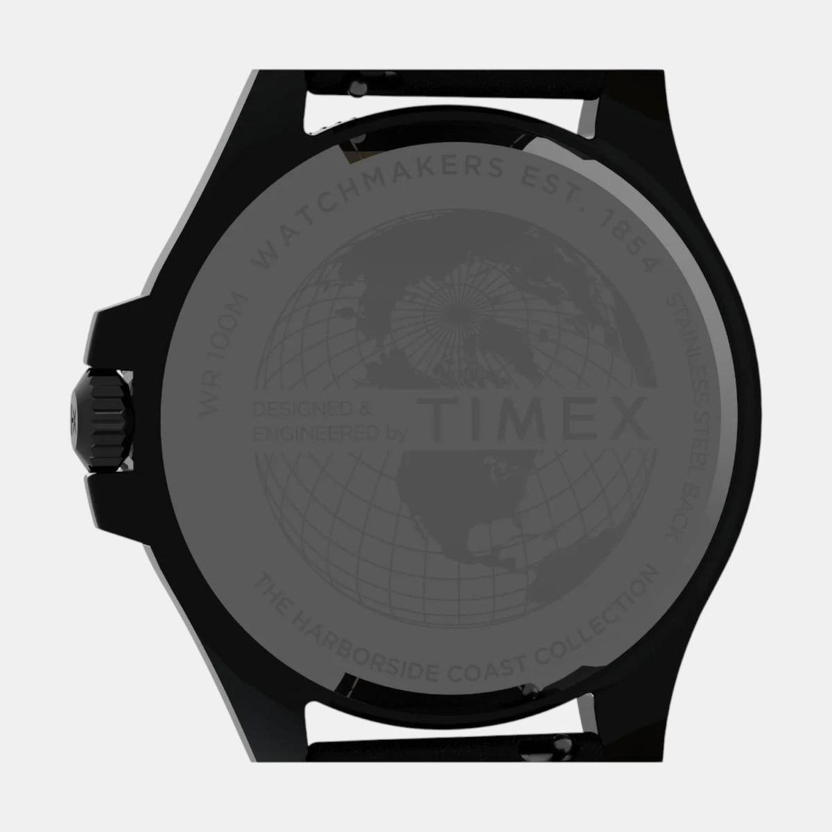 Men Quartz Black Dial Analog Leather Watch TW2V42300UJ