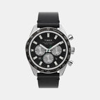 Men Quartz Blue Dial Analog Leather Watch TW2V42500UJ