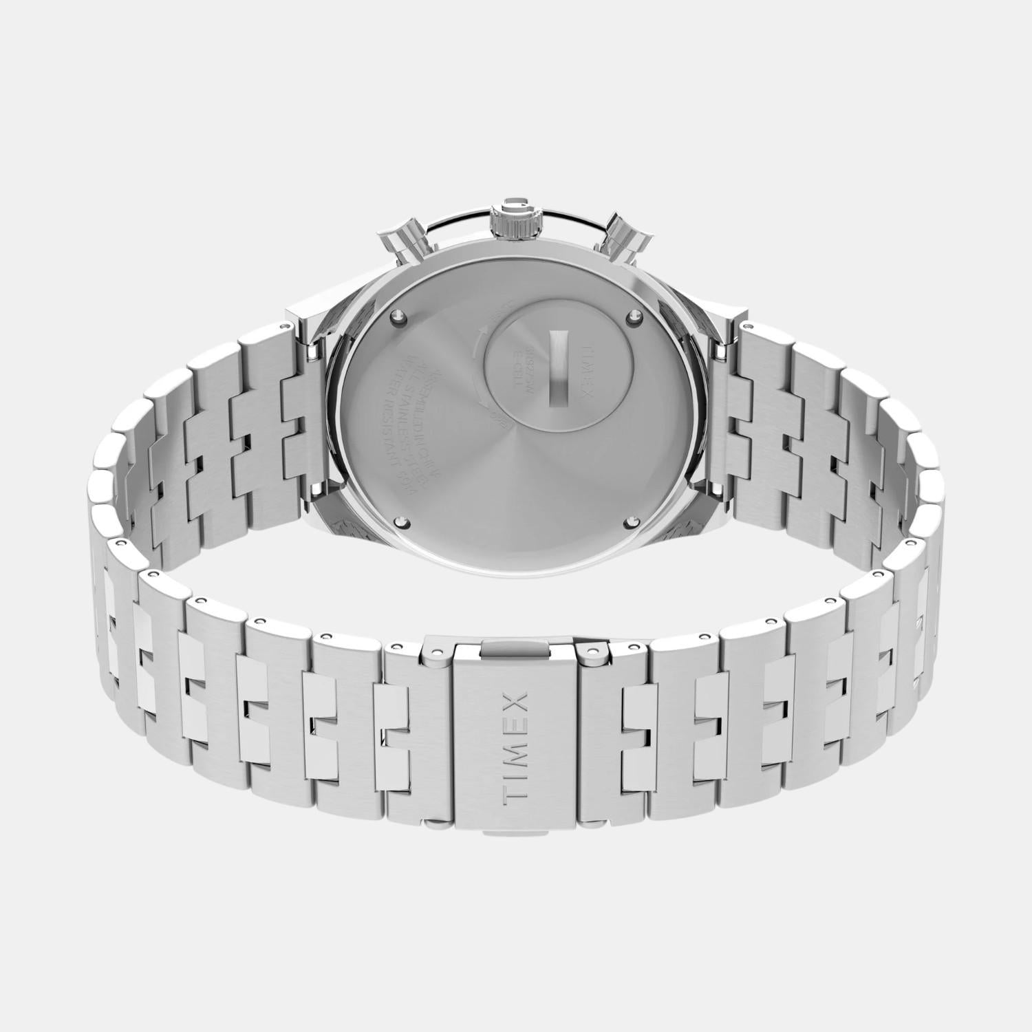 Men Quartz Black Dial Analog Stainless Steel Watch TW2V42600UJ