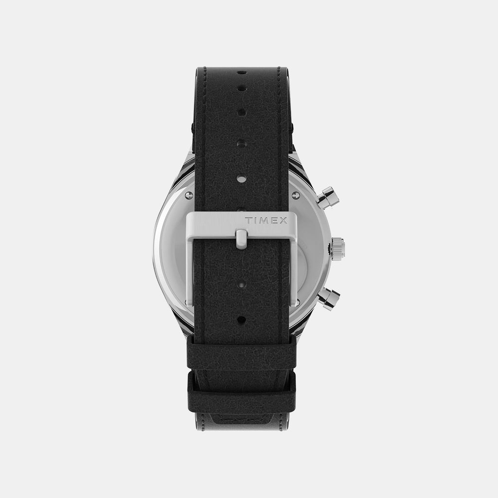 Men Quartz Black Dial Analog Leather Watch TW2V42700U9