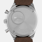Men Quartz Cream Dial Analog Leather Watch TW2V42800U9