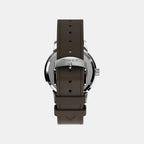 Men Automatic Blue Dial Analog Leather Watch TW2V44500U9