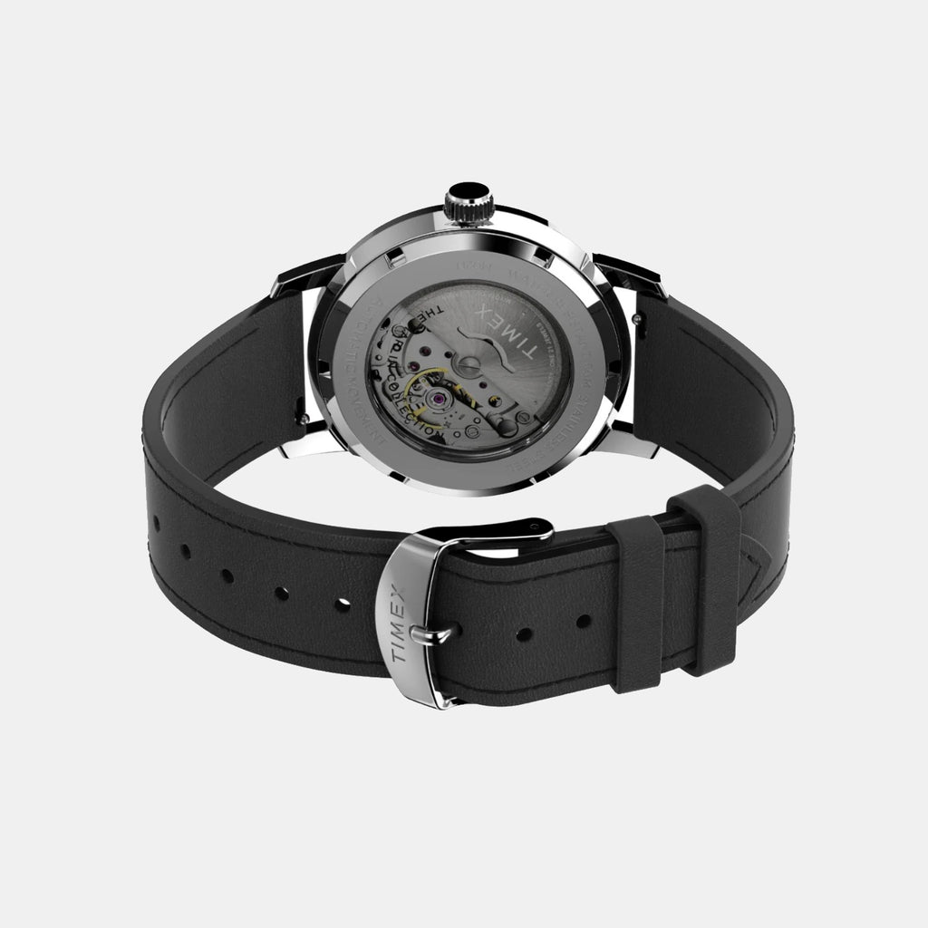 Marlin Men Automatic Green Dial Analog Leather Watch TW2V44600U9