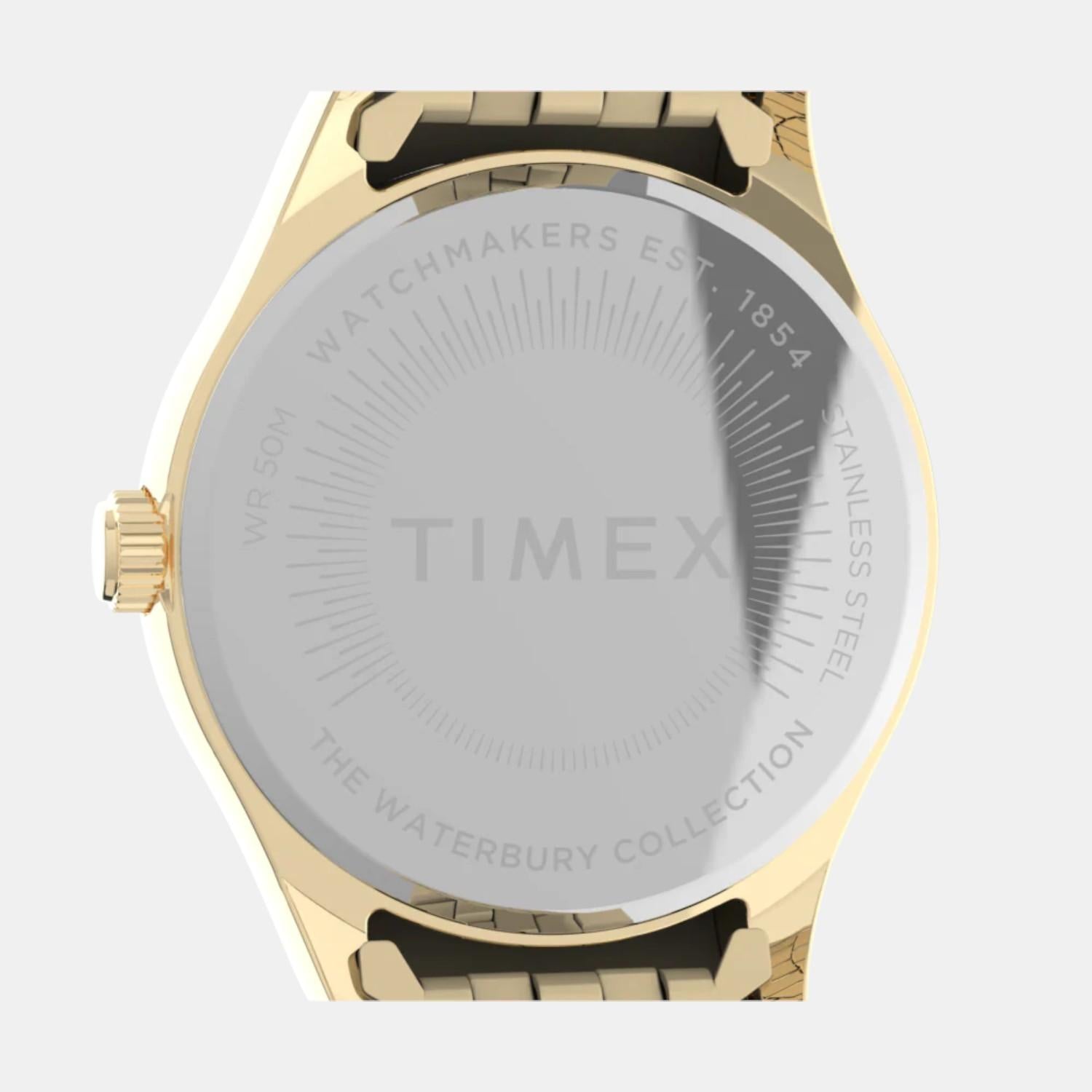 Women Quartz Black Dial Analog Stainless Steel Watch TW2V45700UJ