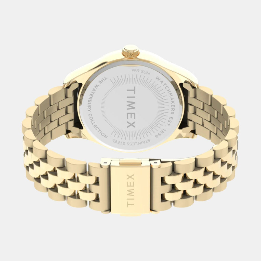 Women Quartz Black Dial Analog Stainless Steel Watch TW2V45700UJ