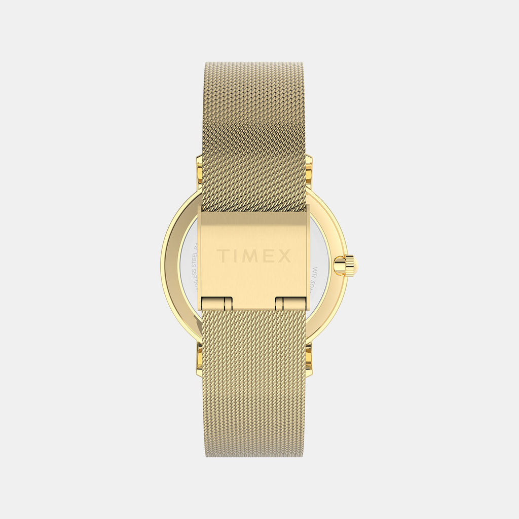 Timex Brass Round watch