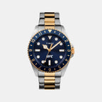 Unisex Quartz Blue Dial Analog Stainless Steel Watch TW2V584000D
