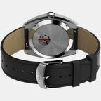 Men Quartz Black Dial Analog Leather Watch TW2V62100U9