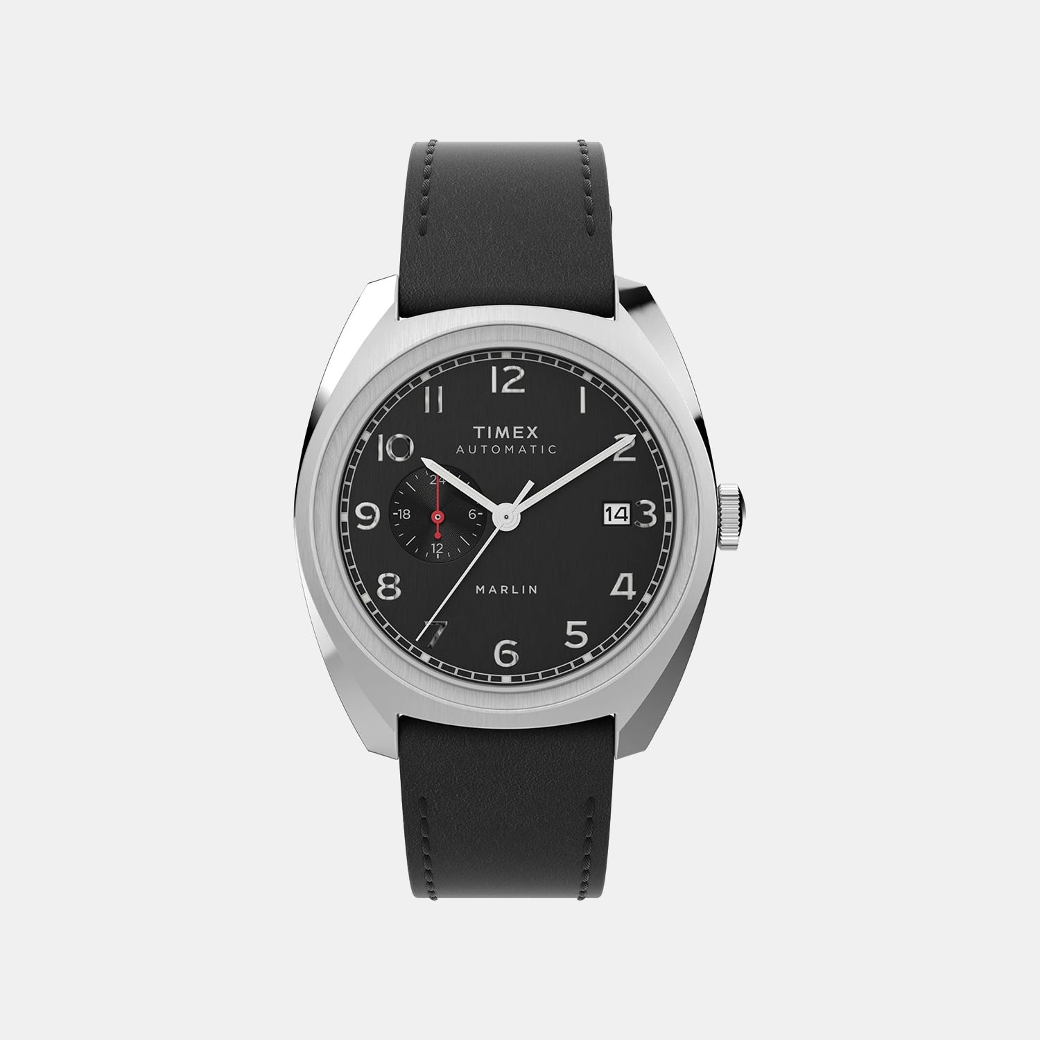 Men Quartz Black Dial Analog Leather Watch TW2V62100U9