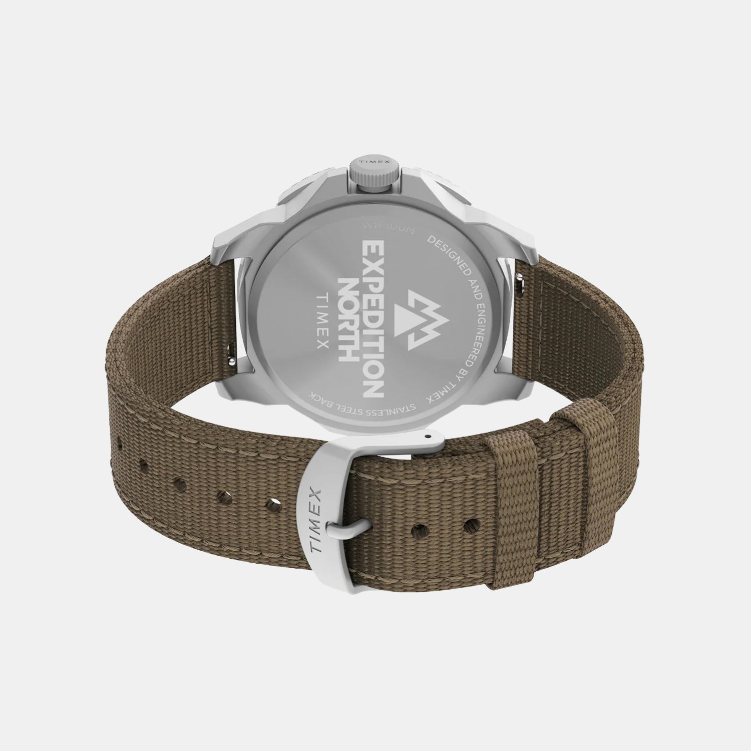 Men Quartz Brown Dial Analog Fabric Watch TW2V62400X6