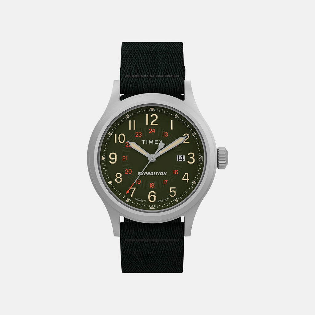 Men Quartz Green Dial Analog Plastic Watch TW2V65700X6