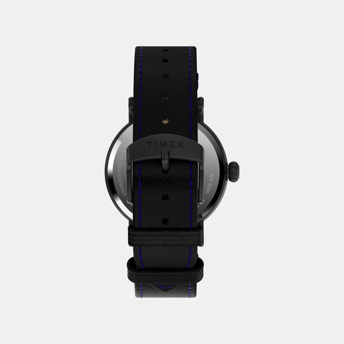 Waterbury Men Quartz Black Dial Analog Leather Watch TW2V67600UJ