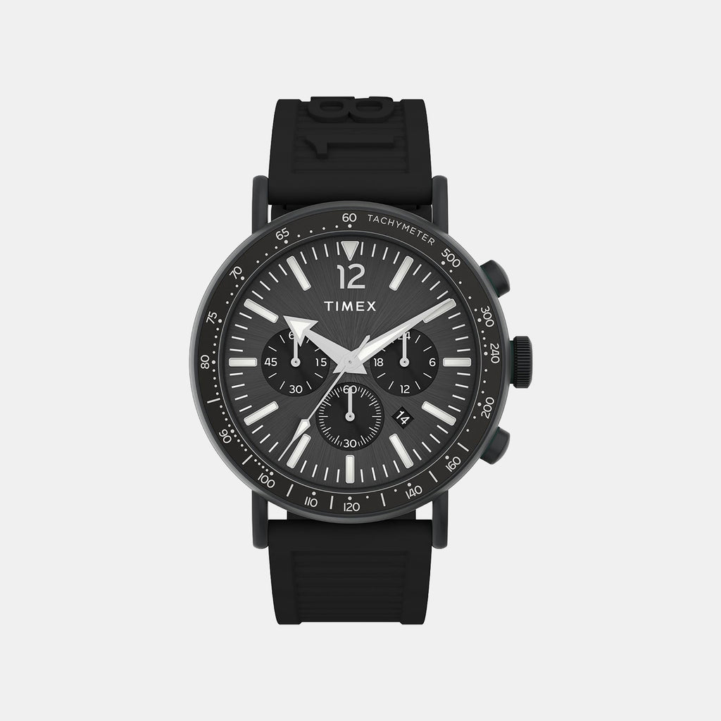 Men Quartz Black Dial Analog Resin Watch TW2V71900UJ