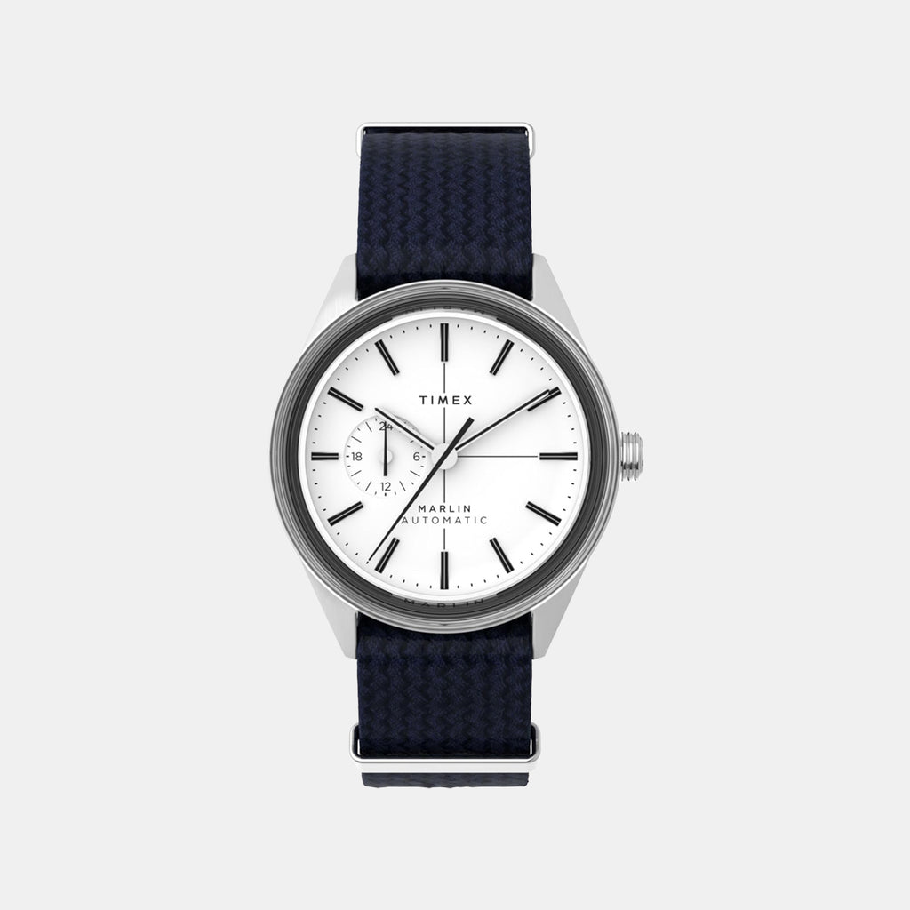 Men Quartz White Dial Analog Fabric Watch TW2V72300U9