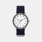 Men Quartz White Dial Analog Fabric Watch TW2V72300U9
