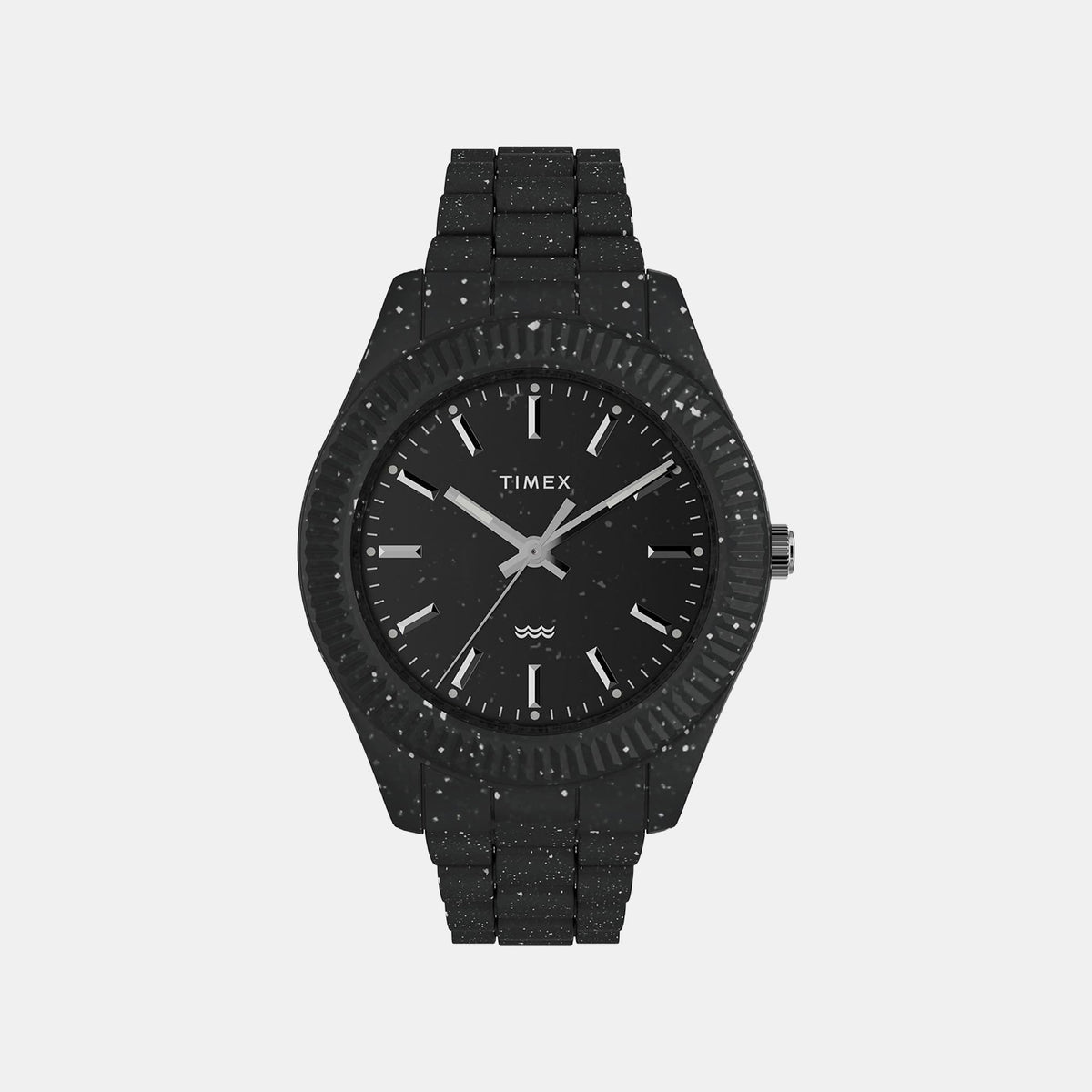 Legacy Men Quartz Black Dial Analog Plastic Watch TW2V77000X6