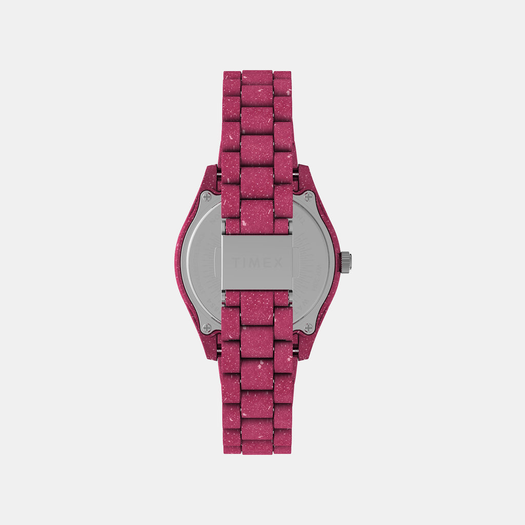 Legacy Ocean Women Quartz Pink Dial Analog Plastic Watch TW2V77200X6