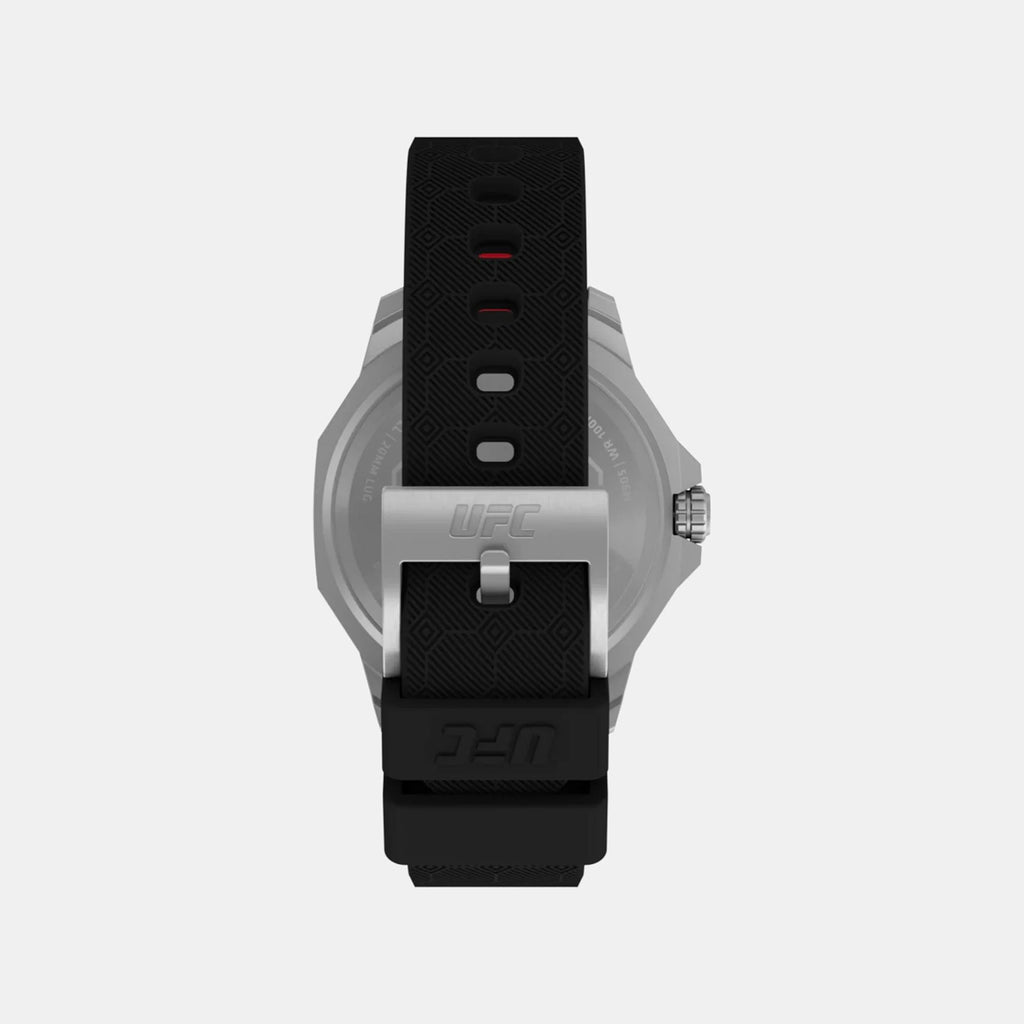 Men Quartz Black Dial Analog Silicone Watch TW2V85400X6