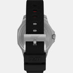 Men Quartz Black Dial Analog Silicone Watch TW2V85400X6