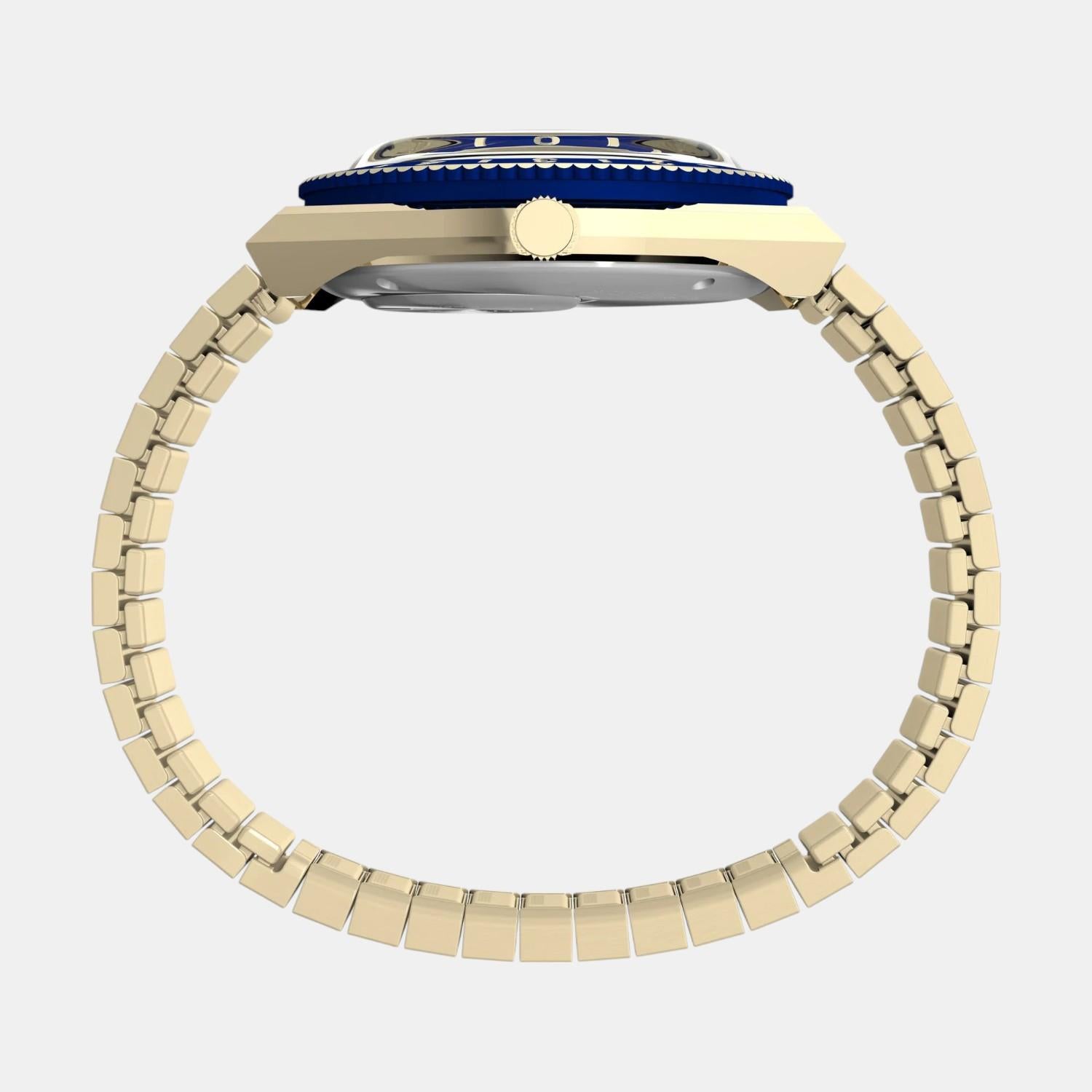 Women Quartz Blue Dial Analog Stainless Steel Watch TW2V92400UJ