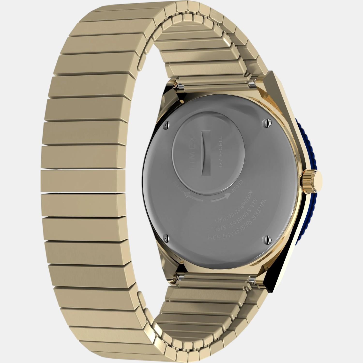 Women Quartz Blue Dial Analog Stainless Steel Watch TW2V92400UJ