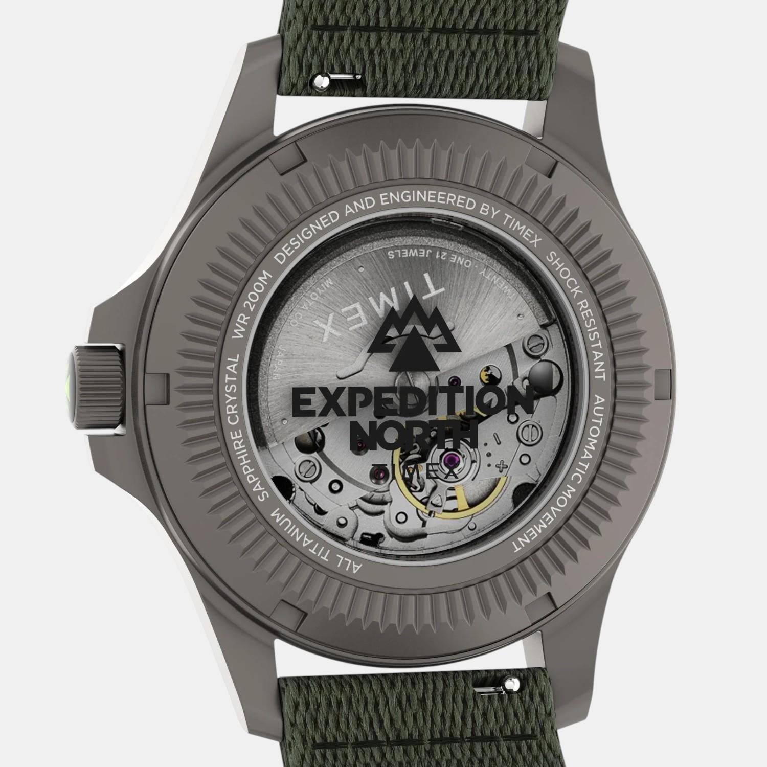 Men Automatic Grey Dial Analog Plastic Watch TW2V95300X6