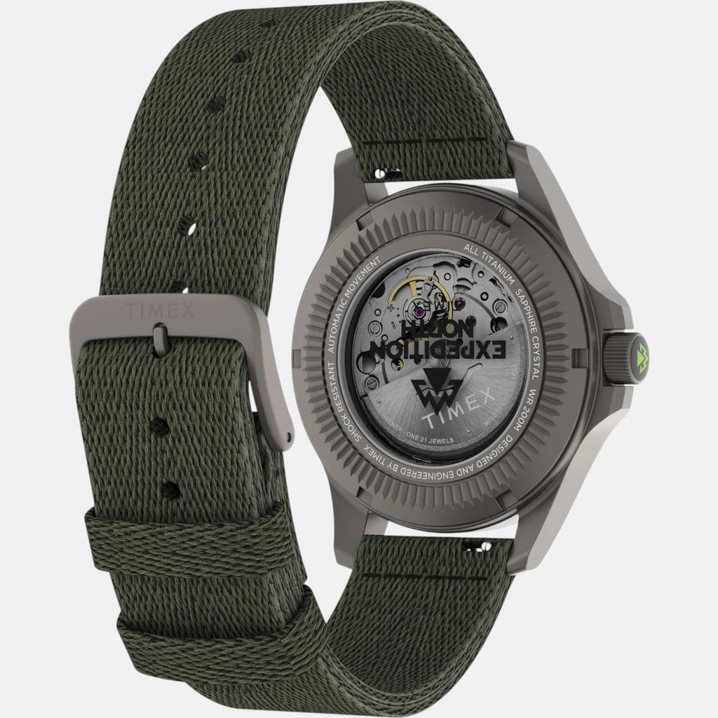 Men Automatic Grey Dial Analog Plastic Watch TW2V95300X6