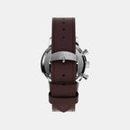 Men Quartz Blue Dial Multi-Function Leather Watch TW2W10200UJ