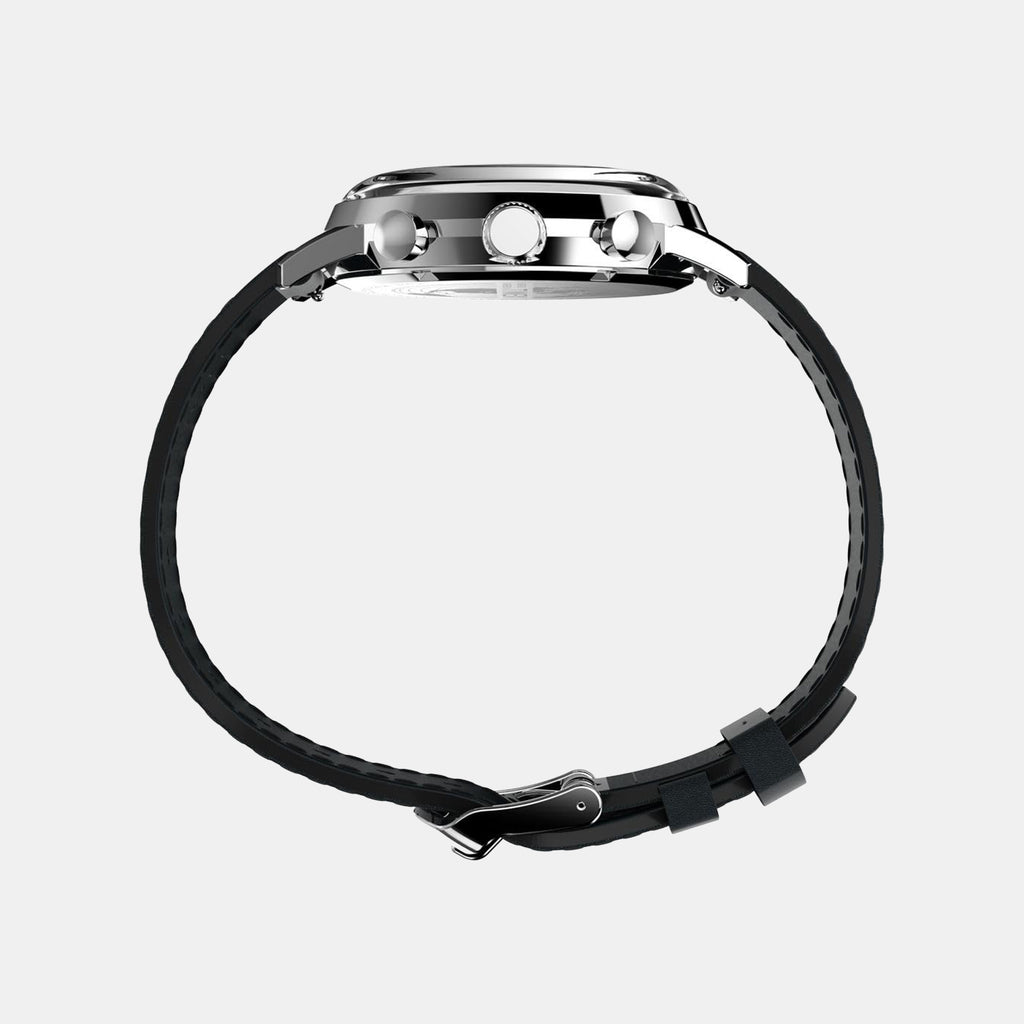 Men Quartz Silver Dial Chronograph Leather Watch TW2W10300UJ