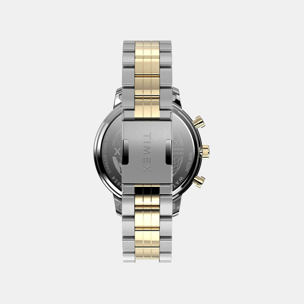 Men Quartz Blue Dial Multi-Function Steel Watch TW2W13300UJ