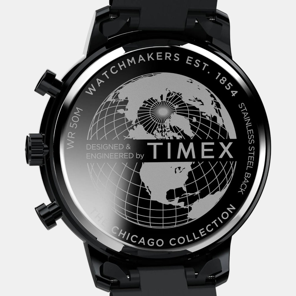 Men Quartz Black Dial Analog Stainless Steel Watch TW2W13400UJ