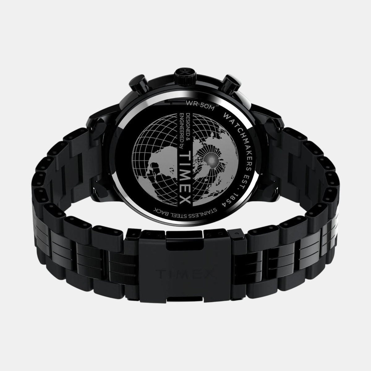 Men Quartz Black Dial Analog Stainless Steel Watch TW2W13400UJ