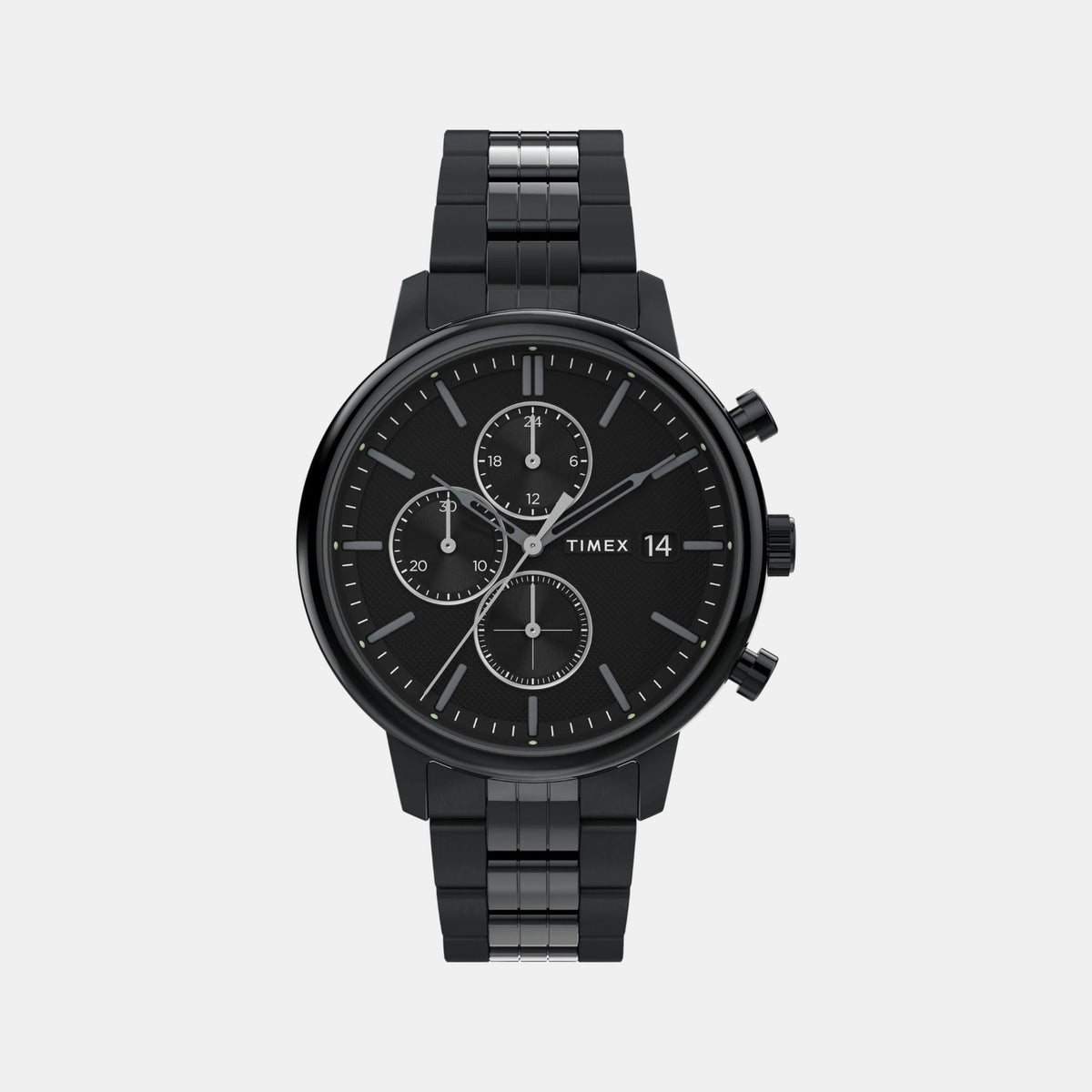 Men Quartz Black Dial Analog Stainless Steel Watch TW2W13400UJ