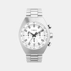 Men Quartz Silver Dial Analog Stainless Steel Watch TW2W22200UJ