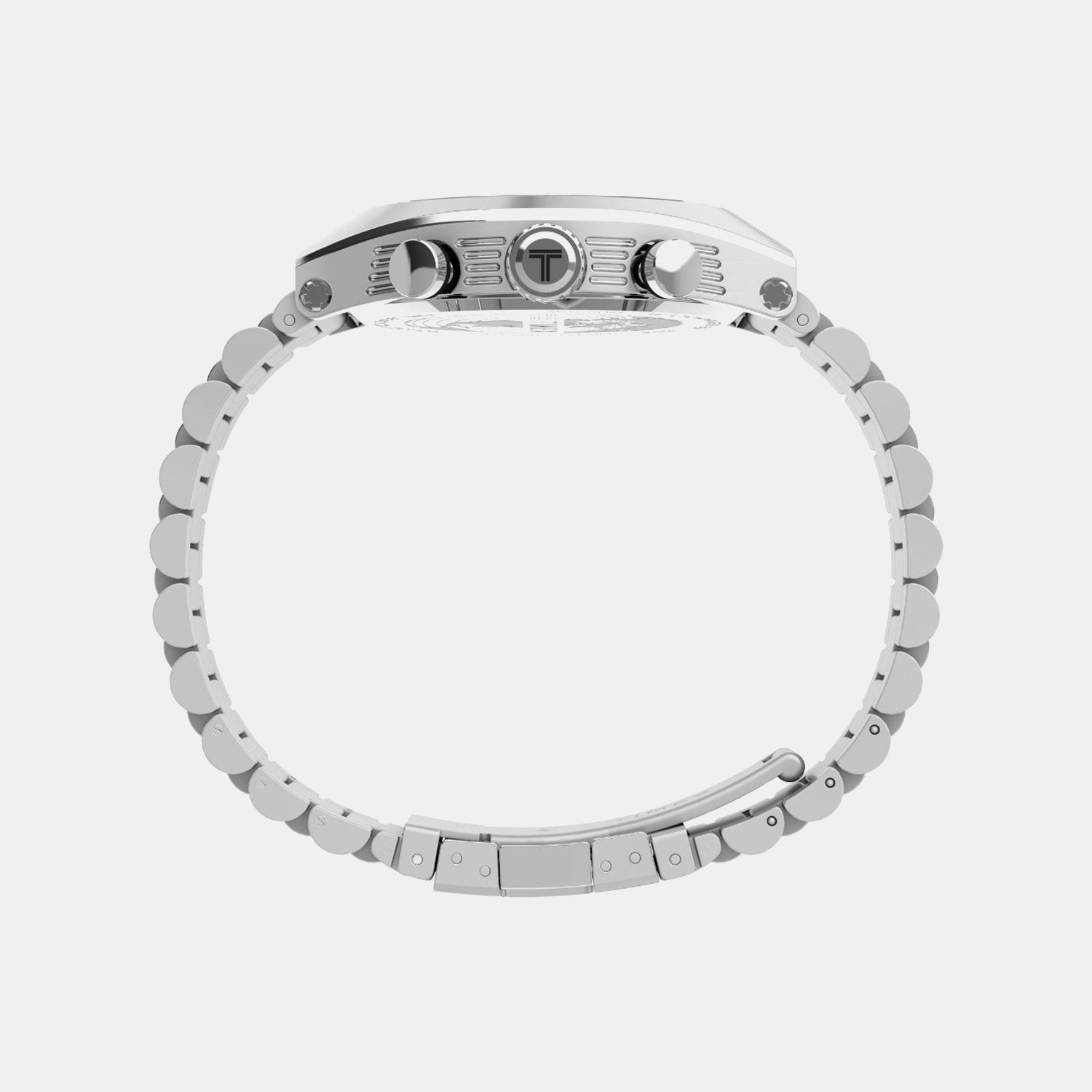 Men Quartz Silver Dial Analog Stainless Steel Watch TW2W22200UJ