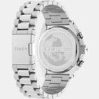 Men Quartz Silver Dial Analog Stainless Steel Watch TW2W22200UJ