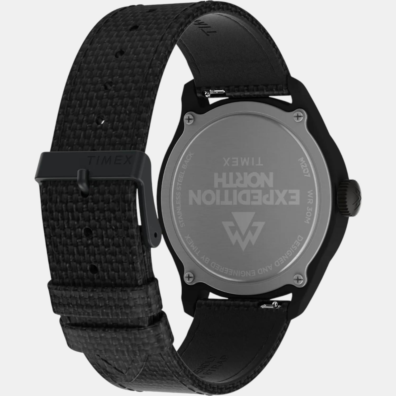 Men Quartz Black Dial Analog Resin Watch TW2W23400X6