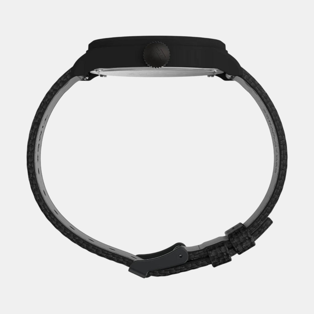 Men Quartz Black Dial Analog Resin Watch TW2W23400X6