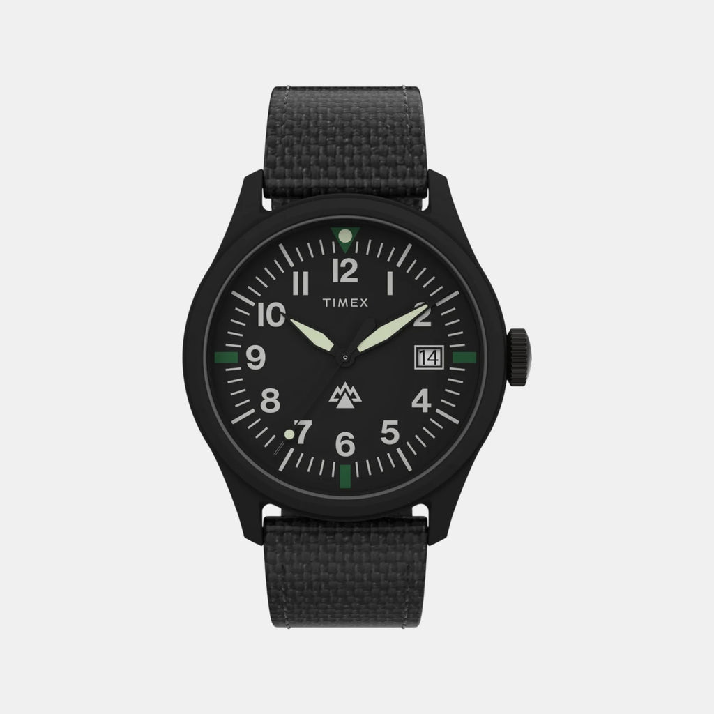 Men Quartz Black Dial Analog Resin Watch TW2W23400X6