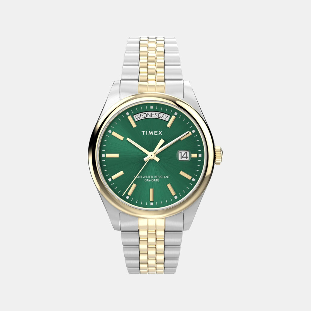 Women Quartz Green Dial Analog Stainless Steel Watch TW2W32100UJ
