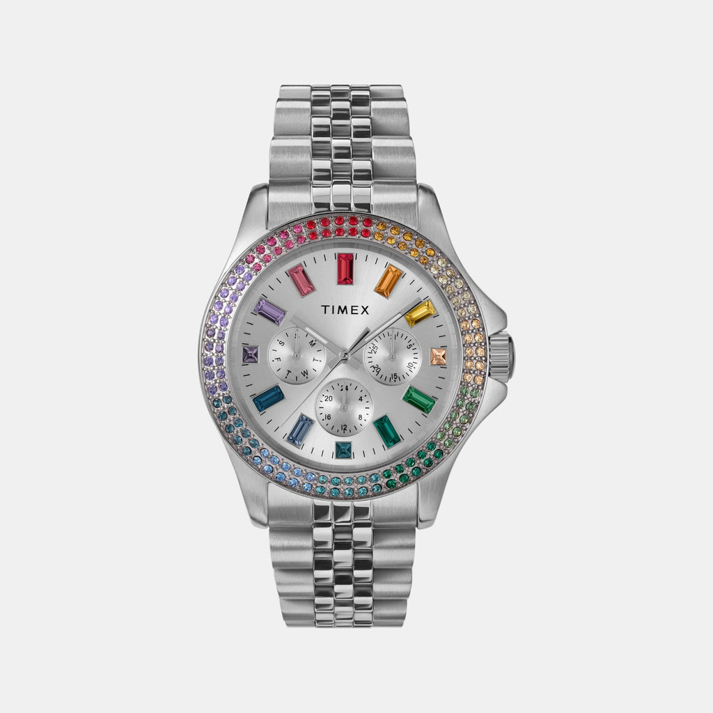 Women Quartz Silver Dial Analog Stainless Steel Watch TW2W33000UJ