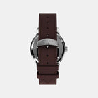 Men Automatic Brown Dial Analog Leather Watch TW2W33800U9